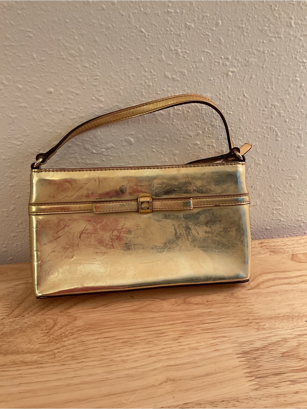 kate spade Metallic Gold shoulder bag